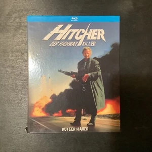 THE HITCHER (Uncut) Blu-Ray w/Slipcase REGION B German Import Rutger Hauer - Imagen 1 de 2