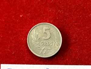 Poland 1972 5 Groszy Ya46 Aluminum Coin Uncirculated - Picture 1 of 2