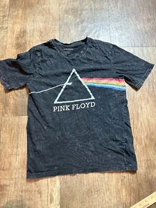 Pink Floyd Shirt Youth Boys Large L Rainbow Music Band Back Short Sleeve 2022 - Picture 1 of 4