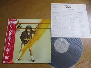 AC/DC –　HIGH VOLTAGE  original    Japan   obi　insert - Imagen 1 de 2