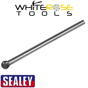 Sealey Tungsten Carbide Rotary Burr Extra-Long Ball Nose 10mm - Picture 1 of 3