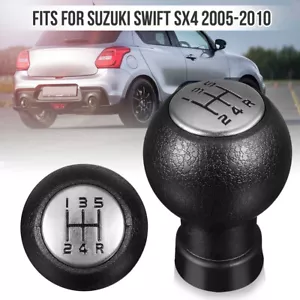 5 Speed Gear Shift Lever Stick Knob For Suzuki Swift 05-10 SX4 07-13 ALTO - Picture 1 of 11