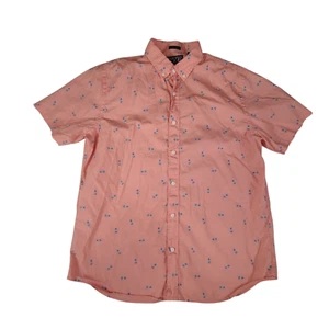 Camisa Hawker Rye Para Hombre Camisa Grande Piña Melocotón Manga Corta Tropical Fiesta - Imagen 1 de 8