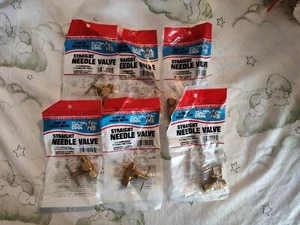 6 Max Cool Straight Needle Valve, Brass, For Evaporative Cooler. Free shipping.  - Picture 1 of 3