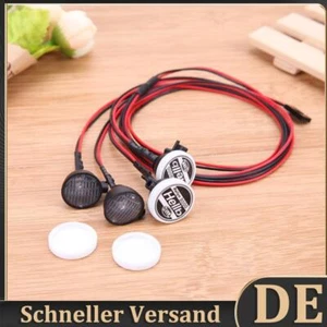 4pcs RC Car Round LED Light with Cover Vehicle Lamp Part for 1/10 Traxxas DE - Bild 1 von 9