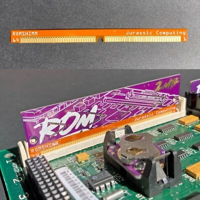 1pcs ROMSHIMM interposer: fix poor contact issues in ROM SIMM sockets - Image 1 of 3