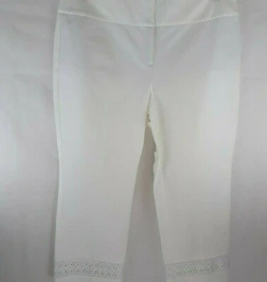 Pantalones al tobillo de encaje Alfani para mujer ajustados con control de barriga Plus Foto 1 de 2