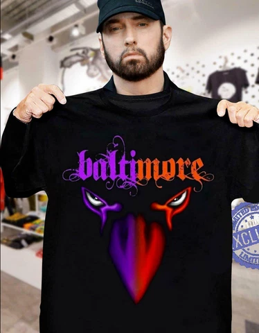 Baltimore Face Baltimore Orioles Baltimore Ravens Shirt  Baseball Champs Tee Cover