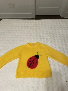 Romper Stomper Handmade Sweater Ladybug See Pictures For Size Girls - Picture 1 of 9