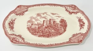 BANDEJA PARA SERVIR SÁNDWICHES JOHNSON BROS Inglaterra ANTIGUA BRITAIN CASTILLOS Grande 12 5/8" - Imagen 1 de 5