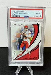 Colección Inmaculada Panini 2024 - Patrick Mahomes II #45 Rojo/65 PSA 8 Chiefs - Imagen 1 de 3
