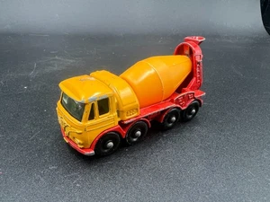 Matchbox Foden Concrete Truck Yellow and Red No 21 Still Works! Lesney England - Picture 1 of 4