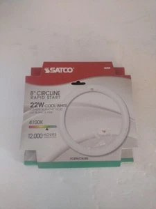 Satco 8 Inch Circline Rapid Start Light Bulb. 22W Cool White - Picture 1 of 1
