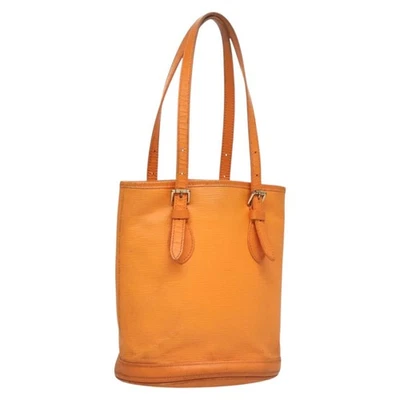 LOUIS VUITTON Epi Bucket PM Shoulder Bag Orange Mandarin M5899H LV Auth MX470 - Image 1 of 4