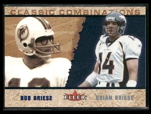 2002 Fleer #31 CC Brian Griese / Bob Griese Classic Combinations #/250 - Bild 1 von 2