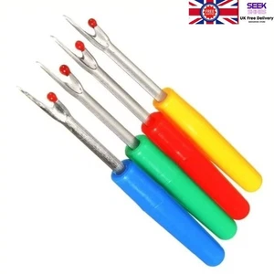 4 STÜCK VERSCHIEDENE FARBEN NAHTTRENNER STICHENTFERNER NÄHWERKZEUG FADENPFLÜCKER - Bild 1 von 5