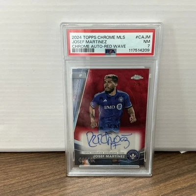 2024 Topps Chrome MLS- Josef Martinez #CAJM - (AU) /5 Red - Image 1 of 3