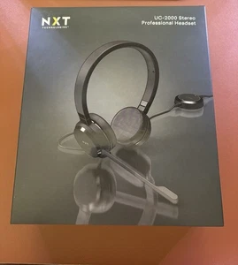 NIB - NXT Technologies UC-2000 Stereo Professional Headset BRAND NEW - Picture 1 of 6