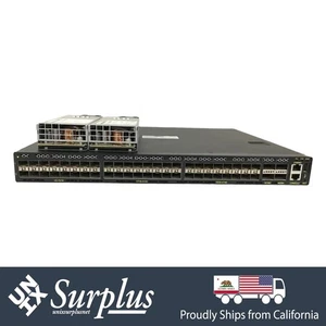 48 Port 10GB SFP+ Redstone D2020 ONIE Openflow Switch 2x PSU | 4x 40GbE QSFP+ - Picture 1 of 6