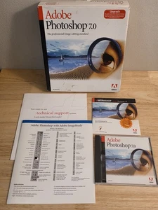 Adobe Photoshop 7 UPGRADE for Windows w/ Serial Number- VGC - Picture 1 of 5