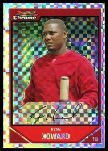 2007 Bowman Chrome Xfractor #50 Ryan Howard /250 - Bild 1 von 2