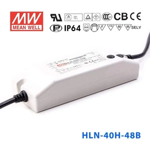 Neu Mean Well HLN-40H-48B Netzteil 40W 48V - IP64, dimmbar HLN40H48B - Bild 1 von 1