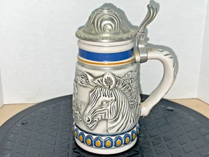 Avon 1992 Endangered Species Moutain Zebra Mini Stein, Made in Brazil #050187 - Bild 1 von 7