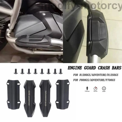 Protector de motor de parachoques de barra de choque negra para BMW R1250GS R1200GS Adventure Foto 1 de 4