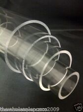 60mm x 3mm Clear Acrylic Tube Plastic Plexi Pipe 500mm Long Candle Mold Tubing