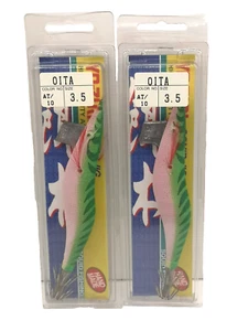 Lotto 2 Totanare YO-ZURI OITA Size 3.5 - Col. AT/10 totano calamaro seppia EJ112 - Imagen 1 de 9