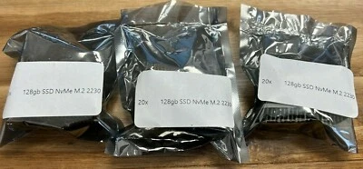 Lot of 20 x 128gb M.2 NVME SSD 2230 - Mixed brand / tested/ pulled from computer - Image 1 of 3