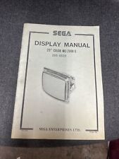 Sega DISPLAY 200-0039 COLOR MC - 2000 - S Manual - good used original