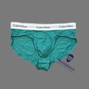 Calvin Klein CK Hombre Azul Teal Icono Moderno Algodón Elástico Cadera Calzoncillo Ropa Interior - Imagen 1 de 3