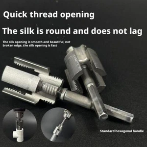 Integrated Internal & External Pipe Threading Tools,PVC Kit Pipe Threader M9B5 - Picture 1 of 16