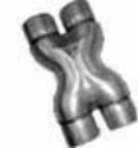 Jones Escape SXP2SS Acero Inoxidable Estampado X-Pipe 2 a 2 Tubos Duales - Imagen 1 de 2