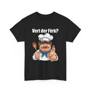 VERT DER FERK SCHWEDISCHER KOCH LUSTIG GAG GESCHENK HUMOR GESCHENK T-SHIRT - Bild 1 von 25