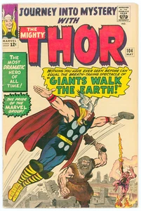 Viaje al misterio #104 (1964) ¡Thor! ⭑ ¡Segunda aplicación de Enchantress! ⭑ ¡Aplicación SURTUR! - Imagen 1 de 4
