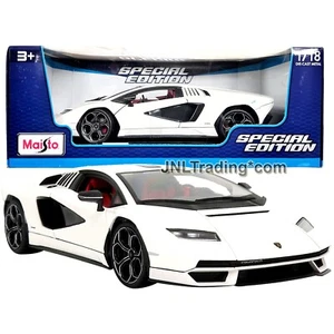 Maisto Special Edition 1:18 Scale Die Cast White LAMBORGHINI COUNTACH LPI 800-4 - Picture 1 of 2