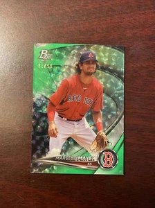 2022 Bowman Platinum Marcelo Mayer Green Ice Foil /99 TOP-43 Boston Red Sox - Picture 1 of 2