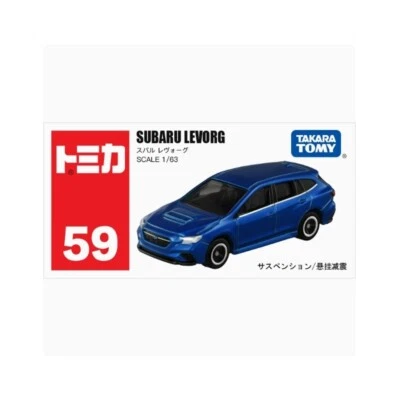 Takara Tomy Tomica 59 Subaru Levorg Diecast Toy Car Limited 2024 New in Box - Image 1 of 4