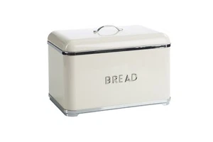Brotkasten, Brotdose, Brotbox aus Metall Cremig - Bild 1 von 4