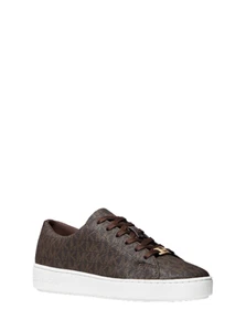 MICHAEL KORS WOMENS TENNIS SHOE BROWN KEATON LACE UP BROWN,43R5KTFP1B BR - Picture 1 of 3