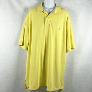Vintage Polo Ralph Lauren Polo Shirt Men’s 2XLT Yellow Short Sleeves New - Picture 1 of 11