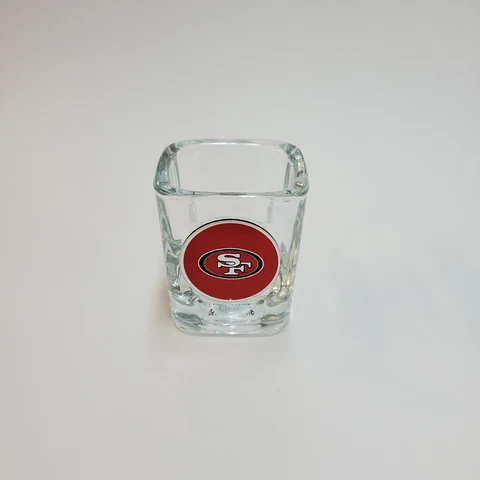 San Francisco 49ers Square Shot Glass Cover