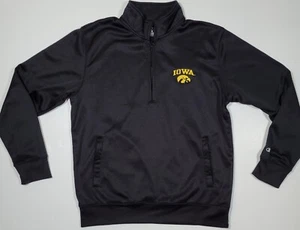 Champion Iowa Hawkeyes Herren Medium 1/4 Reißverschlusstaschen Langarm Gummibund - Bild 1 von 6