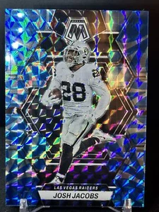 2023 Panini Mosaic #119 Josh Jacobs Blue Reactive Las Vegas Raiders - Picture 1 of 2