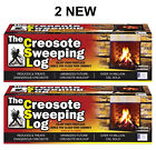 The Creosote Sweeping Log for Fireplaces & Stoves - 2 BRAND NEW