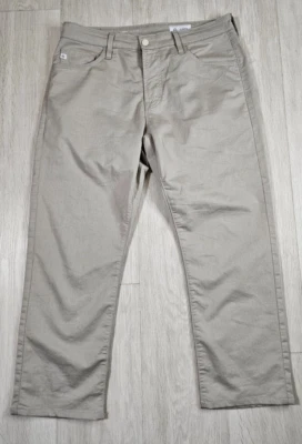 Pantalones rectos ajustados Everett para mujer Adriano Goldschmied AG 33x26 grises elásticos Foto 1 de 4