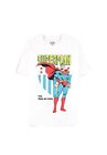 Difuzed Unisex Kid's Superman Men's Boys' Short-Sleeved T-Shirt XL Weiß