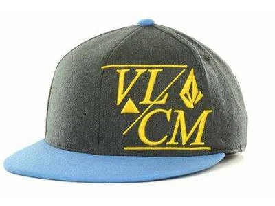 Volcom Stone Modern 210 Fitted Flex Fit Charcoal Blue Wool Blend Hat Cap New NWT - Image 1 of 4